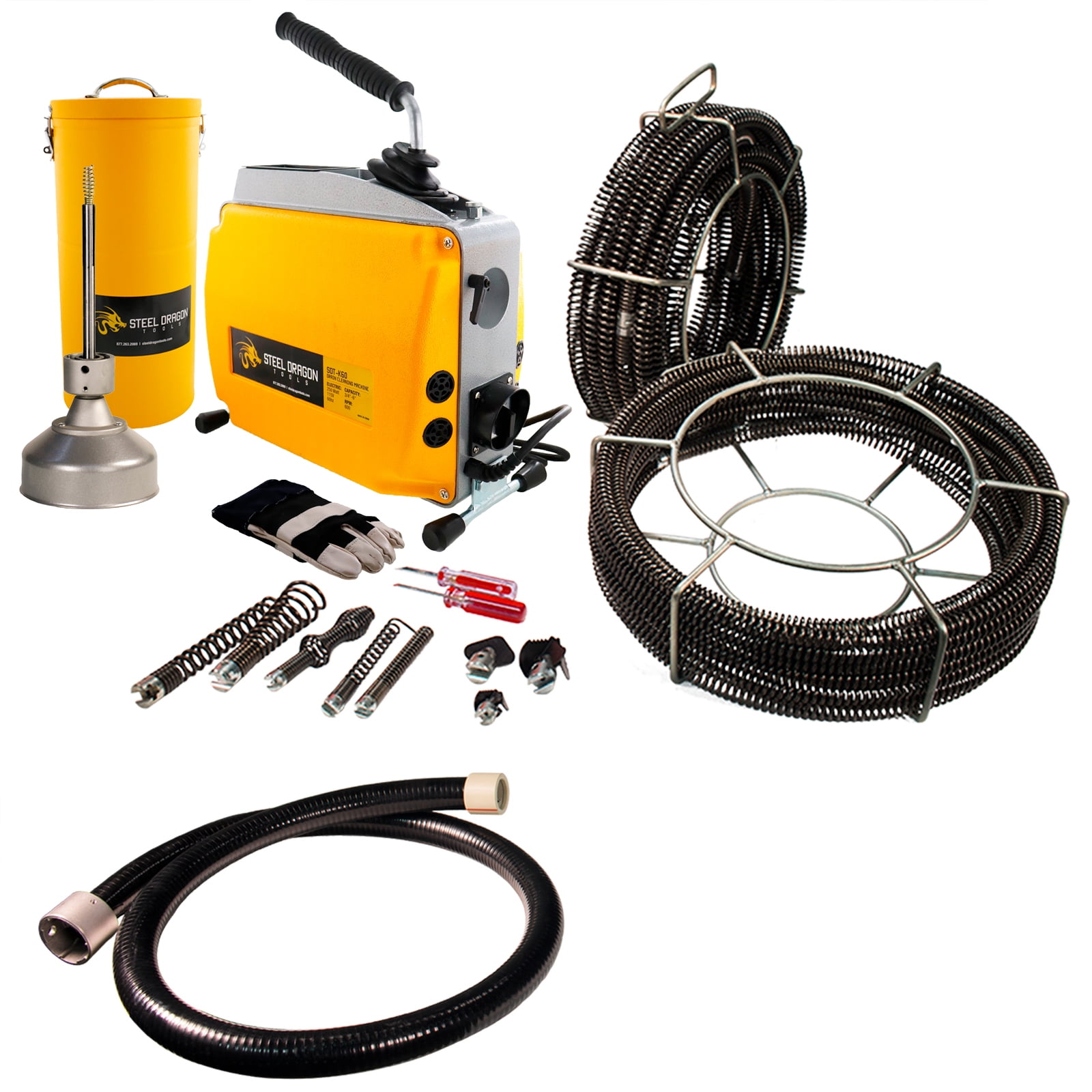 Steel Dragon Tools K1500a Sewer Line Drain Cleaning Machine Fits RIDGID Cable for sale online 