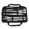 Lukove BBQ Grill Tools Set, 9 Piece Stainless Steel Barbecue Accessories with Storage Bag Men Women Outdoor Grilling Kit for Family Gift Barbecue Grill Utensils for Camping Party and Picnic