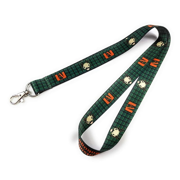 Tennada Academia Bakugo Neck Lanyard with claw clasp Key Holder, card Holder, Whistle Holder