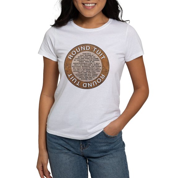 CafePress - Roundtuit T Shirt - Women's Classic T-Shirt