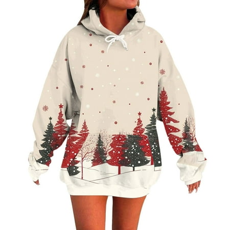Aoiroe Womens Sweaters 2025 Trendy Clothes Long Sleeve Shirts For Women Casual Women S Clothing Long Sleeve Shirts For Women Scoop Neck Long Sleeve Tops For Women Fall Tops Khaki 2XL