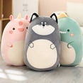 thumbnail image 4 of 45-80cm Squish Pillow Plush Toy Animal Kawaii Unicorn Dinosaur Lion Bunny Soft Lovely Buddy Stuffed Cushion Gift for Kids Girl, 4 of 5
