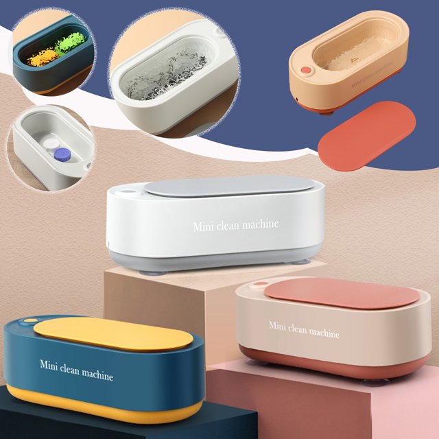 Xihbxyly Limpiador de Joyas, Vibración de Alta Frecuencia, Limpieza Integral de 360°, Funcionamiento Silencioso, Multiusos para Gafas, Joyas, Brochas de Maquillaje, Hogar y Oficina, Tamaño 19 X 7,2 X
