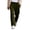 Army Green, variant on Men's Elastic Waist Drawstring Loose Casual Pants | Comfortable Relaxed-Fit Trousers For Daily & Weekend Wear Brown XL