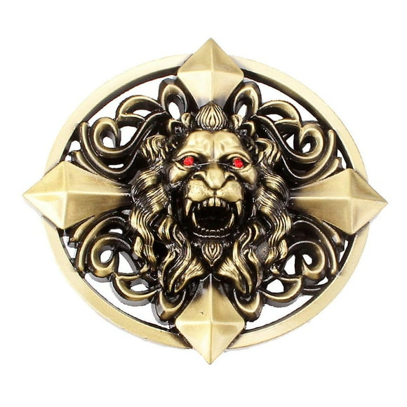 3d Skull Lion Head Heavy Belt Buckle