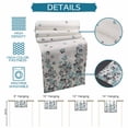 thumbnail image 6 of Spring Cherry Flowers Table Runner 70 Inches, Blue-green Gray Floral Blossom Beige Bed Runner Dresser Scarves Tabletop for Indoor Outdoor Parties/Ceremony/Banquet, 13" x 70", 6 of 9