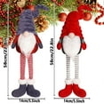 thumbnail image 4 of Muñeca Sin Rostro De Navidad Hecha A Mano Muñeca Clásica De Navidad Con Piernas Largas Adornos Navideños Para El Hogar, 4 of 8
