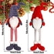 thumbnail image 4 of Muñeca Sin Rostro De Navidad Hecha A Mano Muñeca Clásica De Navidad Con Piernas Largas Adornos Navideños Para El Hogar, 4 of 8