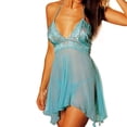 thumbnail image 3 of Pajamas Underwear Pajama Sets for Women 2 Pcs set Super Lace Dress Underwear Temptation Plus Size, 3 of 4
