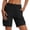 #01 Black 【Mix & Match: Stock Up on Your Favorite Colors】, variant on Women's Lightweight Nylon Spandex Workwear Shorts, Elastic Waist Tummy Control with Zippered Pockets, Quick Dry Breathable Stretch, Outdoor Leisure Hiking Running | TruBelle,Black M