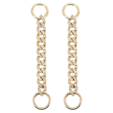 

Chain Shoe Charms Shoes Rhinestone Crystal Chains Shoelace Decor Charm Clips Shoelaces Metal Decoration Decorative