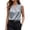 Light Blue, variant on Dweltoz Women's Wrap V Neck Sleeveless Satin Blouse Elegant Overlap Collar Draped Tank Tops Dressy Casual Soft Comfy Shirts,White M