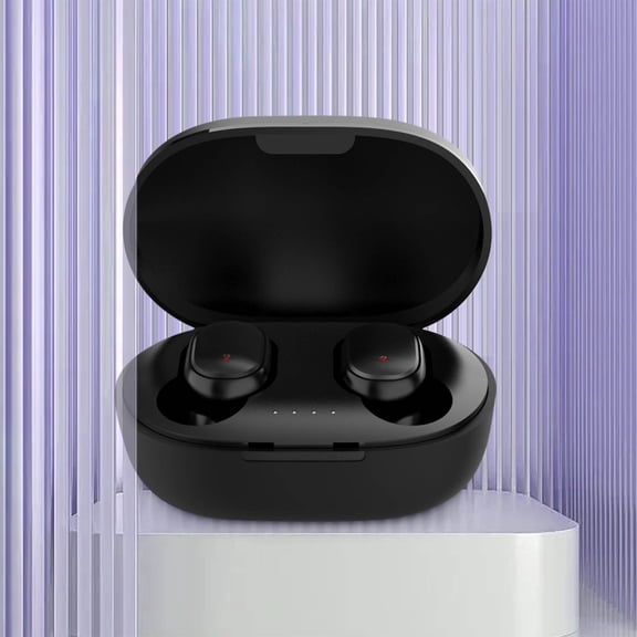 Elainilye Wireless Earbuds, Bluetooth 5.1 Mini In Ear Stereo Headphones, HiFi Sport Earphones for Phone, Noise Cancelling Micro Earbuds with Case, Black