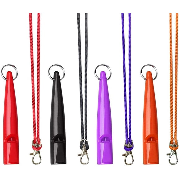 Professional Dog Training Whistles (4 Pcs, Clear and High-Pitched)