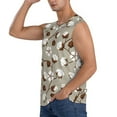 thumbnail image 2 of Disketp Cotton Tree Sleeveless Tshirts for Men, Muscle Shirts for Men Dry Fit Tank Top-Small, 2 of 5