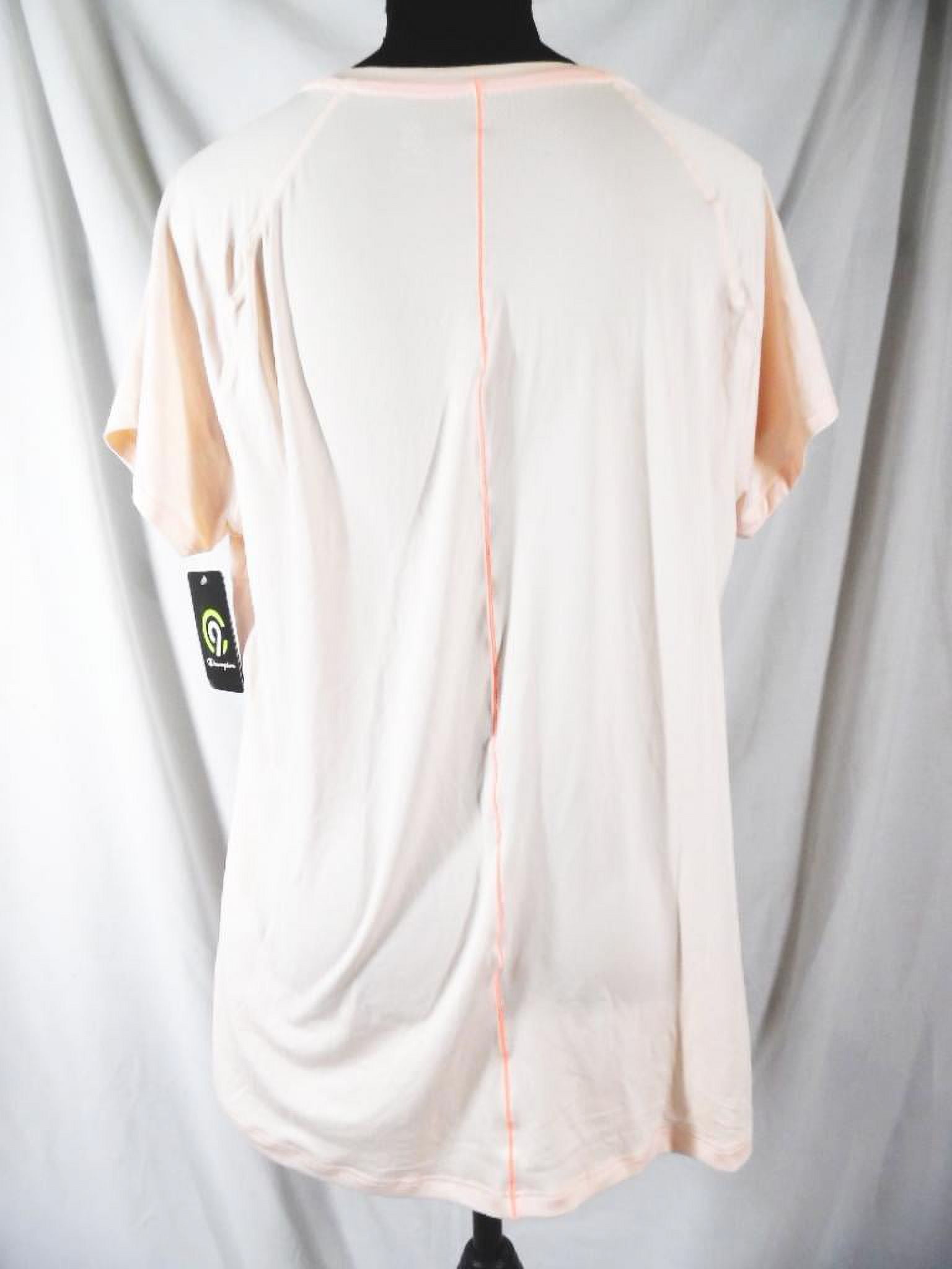 C9 Champion Women s Everyday Active Wear T Shirt Top Pale Blush Pink XL X Large Walmart