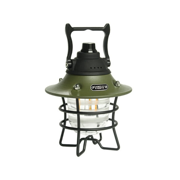 Eigraketly Vintage Mini Led colgante ajustable tienda luz linterna USB recargable linterna Camping impermeable emergencia pesca Estufas de camping tipo 1