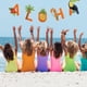thumbnail image 5 of Bandera de fiesta hawaiana de 1,8 m para playa, banderines colgantes con letras, colores surtidos, 5 of 6