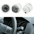 thumbnail image 2 of 52mm Fuel Level Gauge Indicator Kit 9-32V Meter Signal Adjustable 8 Color Backlight for Car Truck Boat Silver Tone Black, 2 of 6