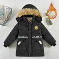 thumbnail image 2 of TEDOYE Toddler Boys Winter Thick Fashion Padded Jacket Long Child Winter Coats Boys Girls Warm New Padded Jacket Breathable Wear, 110/m, 2 of 4
