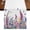 White Lavender Purple, variant on Table Runners 120 Inches Long Dress Scarves, Watercolor Wildflowers Farmhouse Coffee/Dining/Kitchen Table Runner for Living Room, Country Botanical Florals Butterfly 13x120 Inch