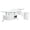 White High Gloss, variant on Buckley 3-piece Coffee Table and Stools Set White High Gloss