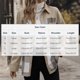 thumbnail image 3 of HongQid Womens Flannel Plaid Shacket Jacket Button Down Tartan Trench with Pocket Long Sleeve Cropped Fashion Coat, 3 of 9