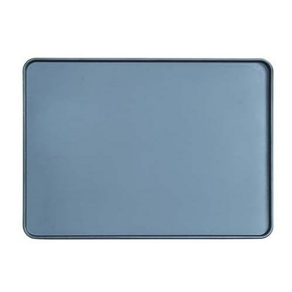 Cal Mil Hudson Stone Blue Melamine Tray, 13 inch Width x 18 inch Depth x 1 inch Height -- 6 per case.