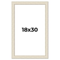 18x30 Frame White Real Wood Picture Frame Width 1.75 inches | Interior Frame Depth 0.5 inches |