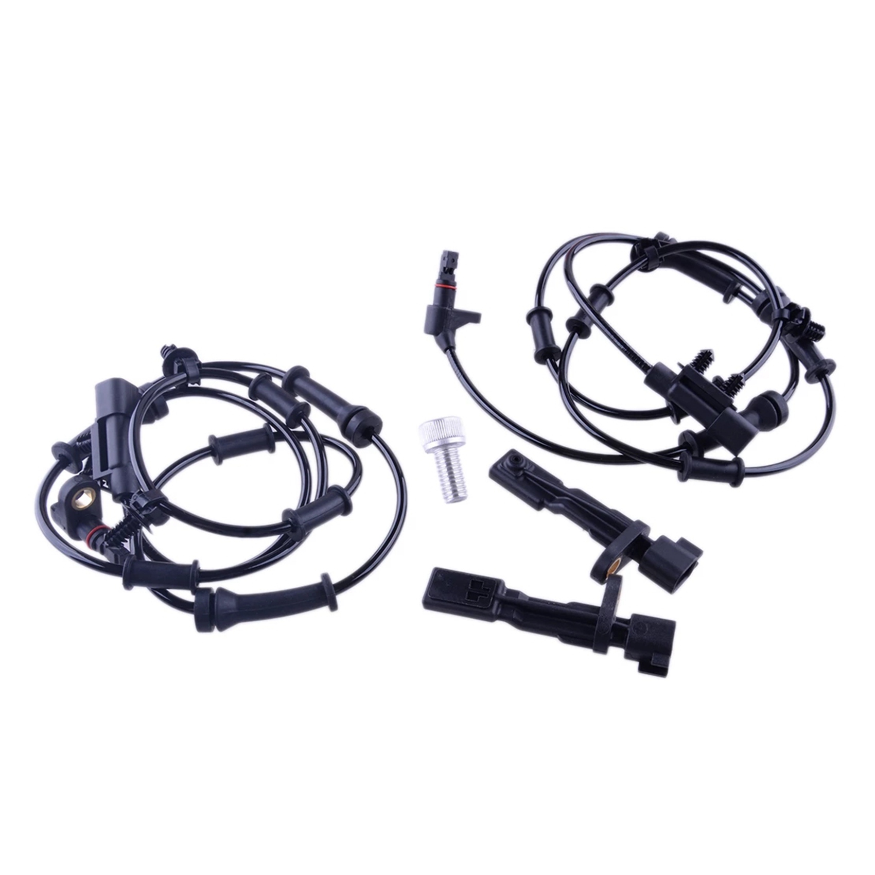 Front and Rear Left and Right Wheel Speed Sensor Kit for Wrangler 2007