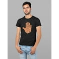 thumbnail image 2 of Astro Palmistry - Zodiac Hand Emoji Art Design Men's T-shirt, 2 of 4