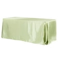 thumbnail image 1 of 1 Pc, Satin Rectangular 90"X132" Tablecloth - Sage Green(Machine Washable & Dryable) For Wedding Or Event Decor, 1 of 1