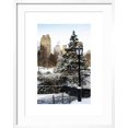thumbnail image 2 of Art.com Entrance View to the Wollman Skating Rink of Central Park with a Snow Lamppost Art Print by Philippe Hugonnard, White Frame Wall Art, 23" x 29", 2 of 5