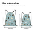 thumbnail image 4 of Kdxio Dog Pets Print Drawstring Backpack Bag,Waterproof Draw String Back Sack, Gym Drawstring Bags Swim Bag For Unisex, 4 of 9