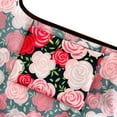 thumbnail image 6 of Wrapables Large Foldable Tote Nylon Reusable Grocery Bags, Pink Roses, 6 of 6