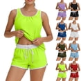 thumbnail image 7 of Ahabrexf 2 PC Swimsuits for Women Sporty Tank Top With Shorts Swimsuit Set, 7 of 7