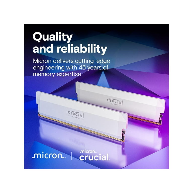 Crucial Pro Overclocking 64GB (2 x 32GB) DDR5 6000 (PC5 48000