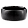 thumbnail image 2 of Satin Black Center With Silver Edges Ring, 2 of 2
