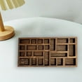 thumbnail image 5 of Hariumiu Vintage Style Drawer Display Wooden Vintage Miniature Jewelry Holder Multi-compartment Trinket Shelf for Dollhouse Ornaments Collectibles, 5 of 8