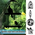 thumbnail image 2 of CAROOTU Hanging Decorative Pendant with Hollow-Carved Design Stimulating Birds Cage Lightweight Durable for, 2 of 7