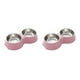 thumbnail image 4 of Greeniant Cuencos dobles para mascotas - Acero inoxidable Conveniente para alimentar mascotas en el hogar Accesorios para perros de acero Rosa 1 2piezas, 4 of 6