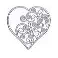 thumbnail image 1 of Bewildely Troqueles de corte con forma de jaula de pájaros en forma de corazón, plantilla en relieve, molde para manualidades, álbumes de Artesanía No.06, 1 of 5