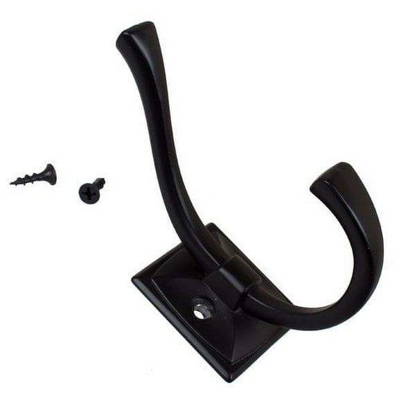 GlideRite Hardware Flared Decorative Double-Prong Wall Hook