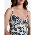 thumbnail image 3 of Time and Tru Women's Tie Bodice Strappy Midi Dress, Sizes XS-XXXL, 3 of 4
