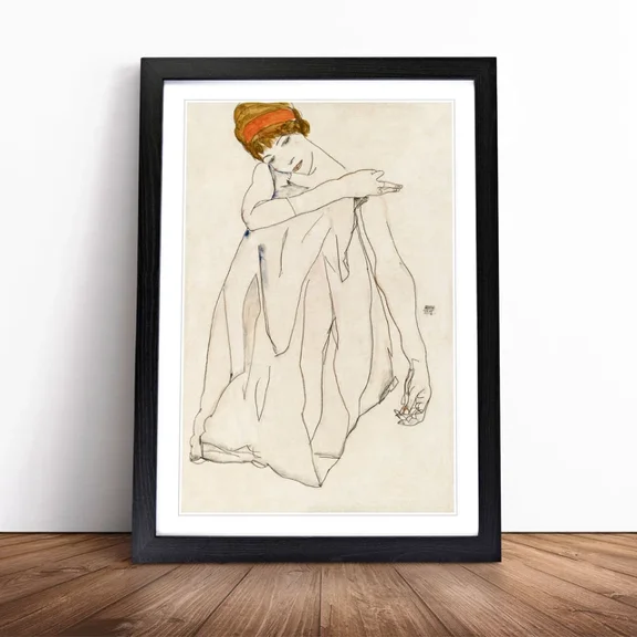 Kna Prints - 1 Pc Poster Dancer By Egon Schiele Wall Poster Decor, UNFRAMED-8x12