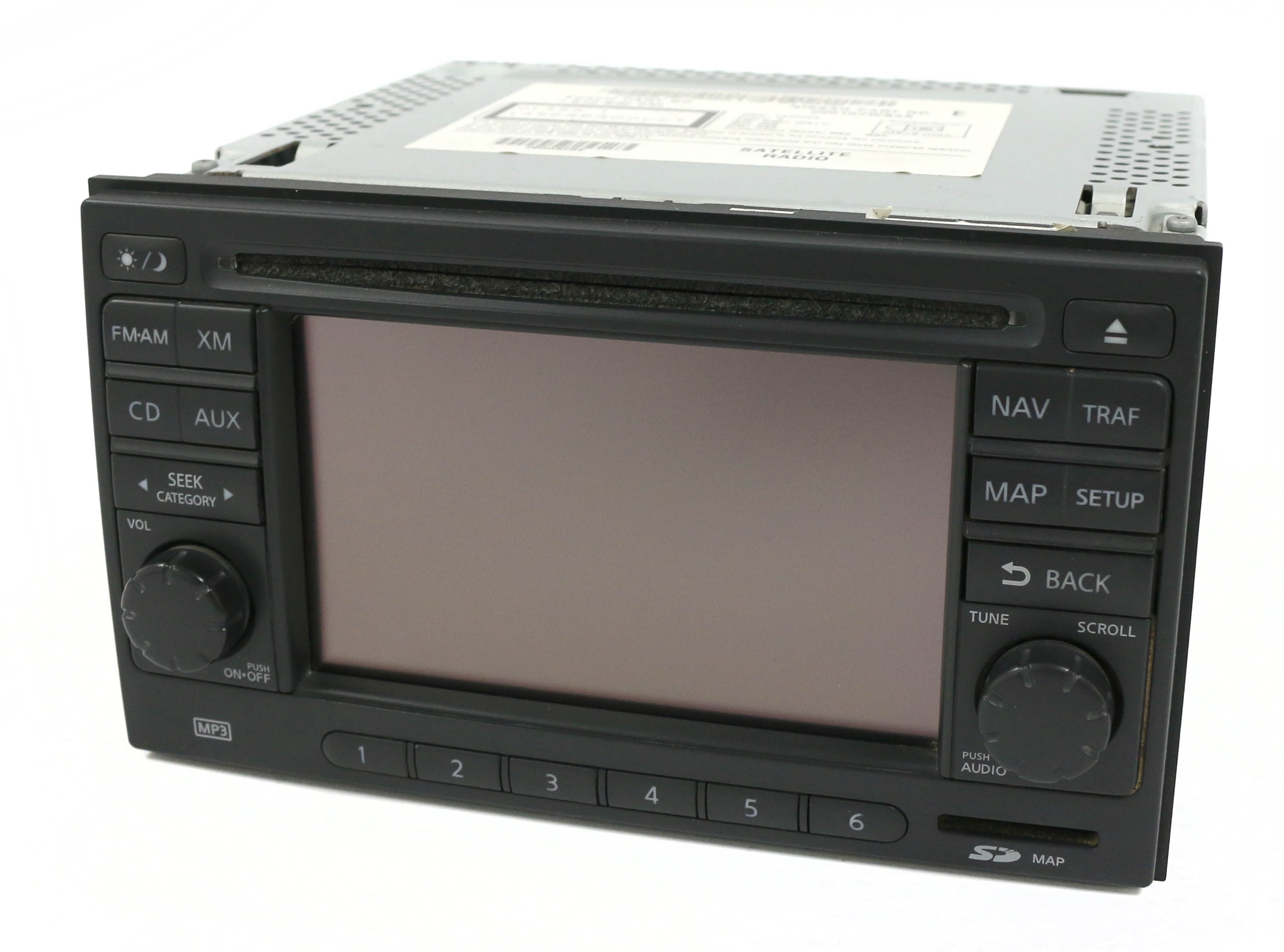 Restored Nissan Versa 2012 Radio AM FM mp3 CD Player w Navigation 25915ZW84A (Refurbished)