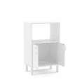 thumbnail image 3 of Boahaus Nantes Kitchen Cabinet, Two Doors, and 2 Shelves, White, 3 of 5