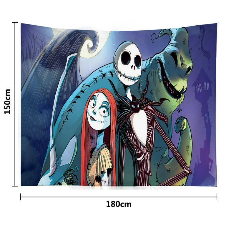 Nightmare Before Christmas Jack and Sally Backdrop Lightweight Tapestry for Children Newborn Interiors Studio Photocalls 04 70.86x59.05inch 180x150cm Walmart