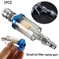 thumbnail image 2 of Chendee Air Regulator Gauge In-Line Oil Water Trap Filter Pneumatic Tools For Airbrush,C, 2 of 8