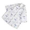 thumbnail image 3 of Camisa de playa holgada, de manga corta, color blanco, con cuello vuelto y botones, talla XL, con estampado de dibujos animados para hombre, 3 of 8